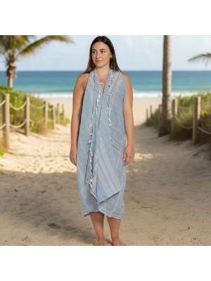 Toprak Pareo Havacı Mavi