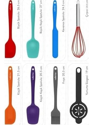 Nesto Home VLT1112 8 Parça Mutfak Seti