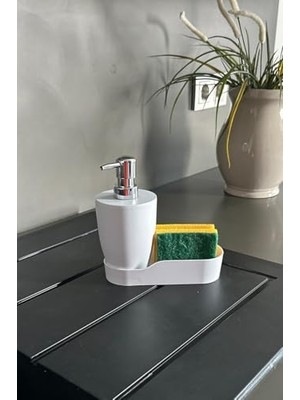 Nesto Home Pure Hazneli Sıvı Sabunluk-Beyaz