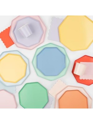 Nesto Home - Periwinkle Plates - Menekşe Rengi Tabaklar (M) (X8)