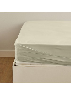 Nesto Home Fitted Tek Kişilik Çarşaf Adaçayı 100X200+30 cm