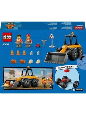 Nesto Home City Sarı Tekerlekli Inşaat Yükleyicisi 60450-4 Yaş ve Üzeri Çocuklar Için Yaratıcı Inşaat Aracı Içeren Oyuncak Yapım Seti, Doğum Günü Hediyesi (81 Parça)