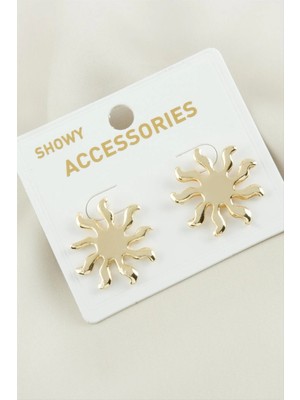 Zenvia Güneş Yeni Sezon Metal Küpe