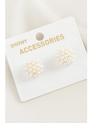 Zenvia Çiçek Inci Trend Küpe