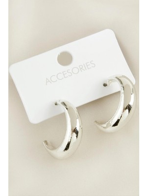 Hilal Yeni Sezon Metal Küpe Nemere