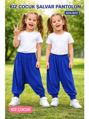 Kavaklıdere Giyim Kız Çocuk Şalvar Pantolon Lacivert 6-7 Yaş – Rahat Kesim