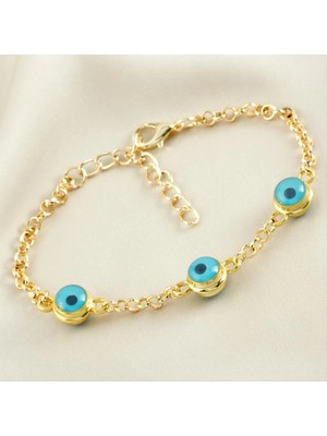 Marsilyan Nazarlı Zincir Trend Bileklik