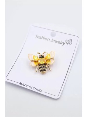 Herşey Trend Herşeytrend Arı Broş - Sarı