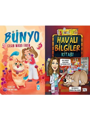 Timaş Çocuk Bünyo - Çılgın Mikro Evren ve Havalı Bilgiler Kitabı (Dilara Sarı)
