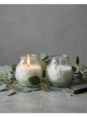 Gg Glow 60 Saat Yanma Süreli Bistro Serisi Dekoratif Kokulu Mum - %50 Bitkisel Balmumu Karışımlı Bombeli Cam Kavanoz (102X98MM)