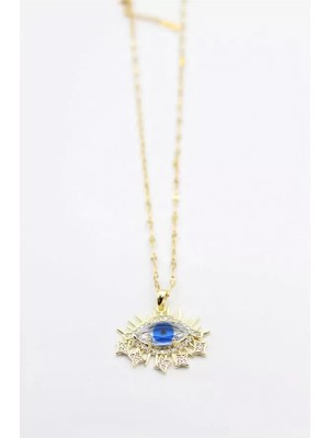 Herşey Trend Herşeytrend Göz Kolye - Altın