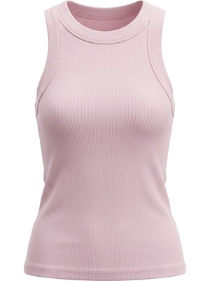 Magarde Bisiklet Yaka Premium Kaşkorse Atlet- Pembe