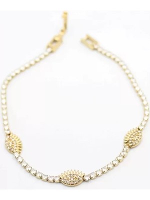 Herşey Trend Herşeytrend Göz Bileklik - Altın