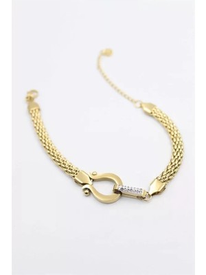 Herşey Trend Herşeytrend Zincir Bileklik - Altın