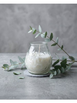 Gg Glow 60 Saat Yanma Süreli Bistro Serisi Dekoratif Kokulu Mum - %50 Bitkisel Balmumu Karışımlı Bombeli Cam Kavanoz (102X98MM)