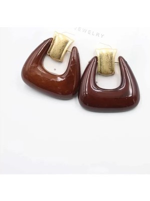 Herşey Trend Herşeytrend Çanta Küpe - Kahverengi