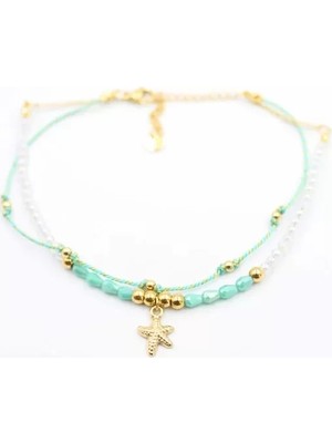 Herşey Trend Herşeytrend Deniz Yıldızı Halhal - Altın