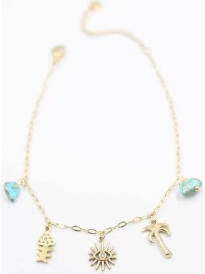 Herşey Trend Herşeytrend Charm Halhal - Altın