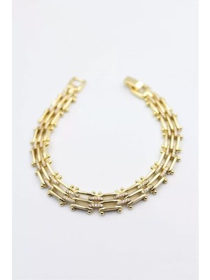 Herşey Trend Herşeytrend Taşlı Xuping Bileklik - Altın