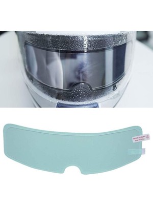 Twin Store® Buğu Önleyici Motosiklet Kaskı Vizörü Su Geçirmez Dayanıklı Çizik Koruma Lens Filmi