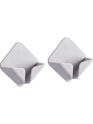 Savlar Store 10 Adet (5 Çift) Çok Amaçlı Kendinden Yapışkanlı Kablo, Fiş, Eşya Tutucu Organizatörü, Çivi Gerektirmeyen Duvar Montajı, Mutfak & Banyo Için Yapışkanlı Fiş Tutucu