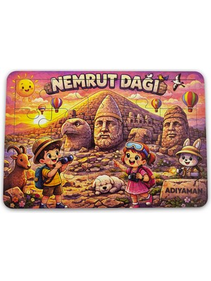 Dinamik Zeka Minik Kaşif Yapboz Serisi/puzzle 20 Parçalı - Doğal Ahşap- Eğitici Zeka Oyunu - 30X20 cm