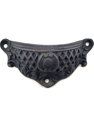 Senka Antika Tarz Dekoratif Pirinç Anıt Tas Mobilya, Çekmece Kulbu - 48X90 Mm, Oksit