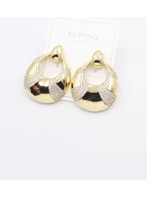 Herşey Trend Herşeytrend Taşlı Küpe - Altın