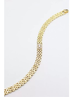 Herşey Trend Herşeytrend Taşlı Xuping Bileklik - Altın