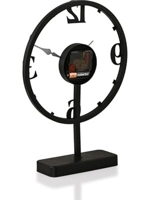 Savlar Store Dekoratif Metal Masa Saati 37 x 29 cm