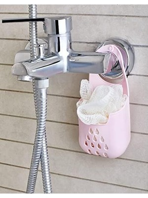 Savlar Store Silikon Bulaşık Süngeri Askısı,süngerlik,lavabo ve Eviyeler Için Sünger Organizeri ve Süzgeci (1)