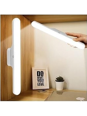 Savlar Store LED 5 Watt Şarjlı Mıknatıslı Dokunmatik Aplik (Beyaz, 2 Adet)
