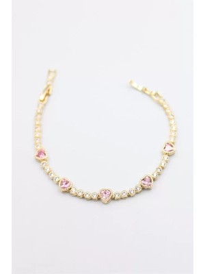 Herşey Trend Herşeytrend Taşlı Xuping Bileklik - Altın