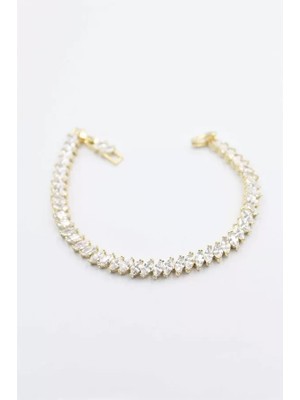 Herşey Trend Herşeytrend Taşlı Xuping Bileklik - Altın