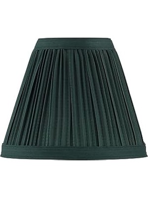 Savlar Store Aspen 33123-2, Avize Pileli Klipsli Yeşil Gölge, 7,62 cm Üst x 15,24 cm Alt x 12,7 cm Eğim, 2'li Set