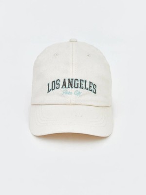 English Home Los Angeles Nakışlı Kız Çocuk Kep Şapka  (S6)
