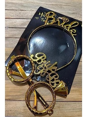 Savlar Store Bride To Be Tac Gözlük Set