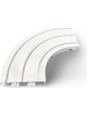 Savlar Store 3 Raylı Perde Rayı Korniş 90° Dönüş Köşe Aparatı