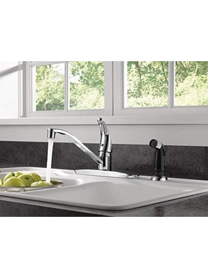 Savlar Store Yan Püskürtücülü Tek Kolu Evye Bataryası, Krom P115LF