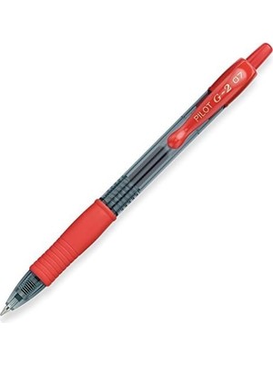 Savlar Store Pilot G2 Kalem Jel Tükenmez Kalem, Çekilebilir, Ince Uçlu, Siyah, Mavi ve Kırmızı, 6 Adet