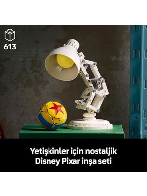 Savlar Store | Pixar Luxo Jr. 21357 - Hayranı Yetişkinler Için Koleksiyonluk Sergileme Modeli Yapım Seti, Özel Gün Hediye Fikri (613 Parça)