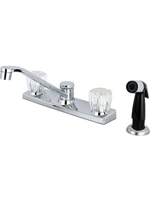 Savlar Store FB122 7-11/16-Inç Bacalı Reach Columbia 8-Inç Mutfak Bataryası Yan Püskürtücü, Parlak Krom