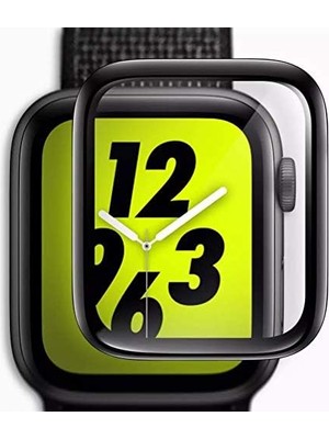 Savlar Store Series 9 45MM Tam Kaplayan Temperli Cam Ekran Koruyucu Siyah