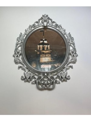 Savlar Store Gümüş Varaklı Dekoratif Duvar Çerçevesi