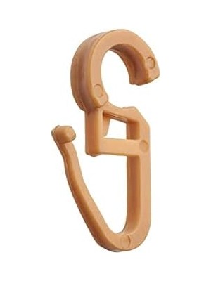 Savlar Store Rustik Perde Klipsi 50 Adet Açık Kahve