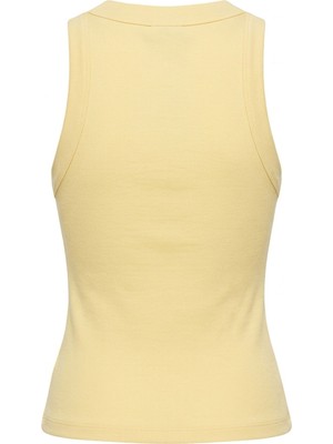Magarde Bisiklet Yaka Premium Kaşkorse Atlet- Sarı