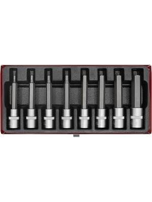 Teknocan Marketing Sealey AK9310 Alyan Uç Seti 8 Parça 1/5,1 cm Sq Drive Metrik