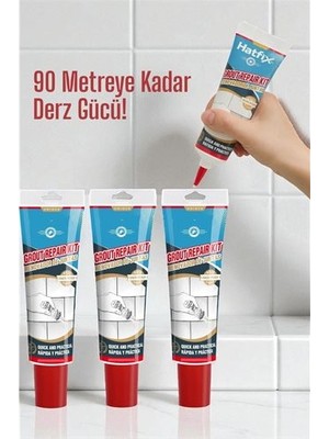 Buyx Hsnet Beyaz Derz Dolgu Macunu Fayans Arası Temizlik ve Yenileme Çözümü 90 Metre - BU002T-7HDMC