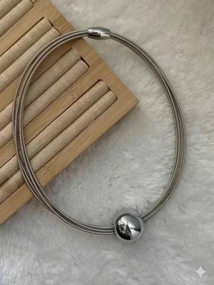 Herşey Trend Herşeytrend Tasma Kolye - Gümüş