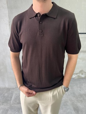 Difransel Jeans Erkek Relax Fit Düğmeli Polo Yaka Tişört